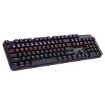 COX COX CK420 교체축 레인보우 LED 게이밍 기계식 키보드 블랙