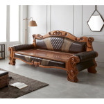 동서가구 동서가구 M803 미송원목 홍맥반석 카우치소파 DF638433