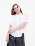 주빈 주빈 zuvin 여름 디자인 블라우스 셔츠