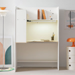 e스마트 1인실 그랜드 1600 독서실책상 LED스탠드포함