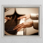 꾸밈 ck747-음악을연주하다 창문그림액자