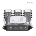 누리베베 236 아기물티슈 캡형 100매