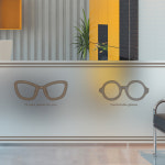 낭만창고 dgcn289-클래식 안경-무점착 반투명 창문 시트지