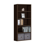 라레스가구 PET 5단 800 와이드 책장