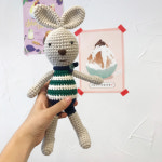 DIY 내친구 토끼 코튼 코바늘 손뜨개인형