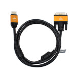 리버네트워크 넥시 HDMI 2.0 to DVI 골드 메탈 케이블