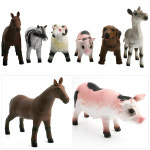 스톡 어드벤처 동물모형 라이브 키움 6종