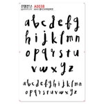 꾸밈인스 꾸밈인스스티커 캘리그라피알파벳 A0038