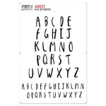 꾸밈인스 꾸밈인스스티커 필기체알파벳 A0037
