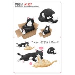 꾸밈인스스티커 왜나만없어고양이2 A1307