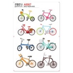 꾸밈인스 꾸밈인스스티커 자전거시리즈 A0067
