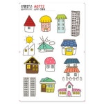 꾸밈인스 꾸밈인스스티커 건물들 A0772
