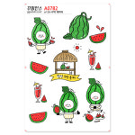 꾸밈인스 꾸밈인스스티커 수박캐릭터 A0782
