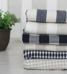 원단마트 20수 패브릭 천 체크원단 스트라이프원단 6종 J2010