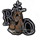 영화사 골프 은사 마크 자수와펜 DIY 옷 리폼 패치