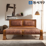 동서가구 M 리더스 엔틱 고급 원목 황토볼 흙침대 Q DF635859