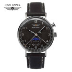 15 NIZ 융커스 문페이즈 남성용 가죽시계 5976-2