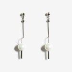 모드곤 모드곤 Dangling ice pearl earring 진주 드롭귀걸이