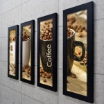 꾸밈 cv418-원두향기커피향기 액자세트