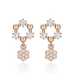 끄란느 큐빅 포인트 귀걸이 귀걸이 C24EB264 951019