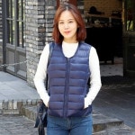 브리스살롱 모던베이직디자인 데일리패션 패딩조끼로 겨울코디룩을연출 유니크 유니섹스룩