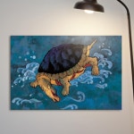 꾸밈 it214-십장생 거북 중형노프레임