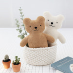 뽀야베이비 DIY 오가닉 곰 루루 미니 애착 인형 만들기 임산부 태교바느질