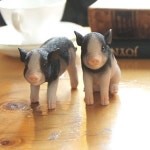 카페 찻집 감성 소품 인테리어 아기돼지 2마리