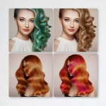 꾸밈 if260-멀티액자 같은사람다른헤어스타일