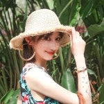 SUMMER Daily 밀짚 버킷햇