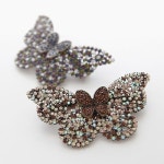 제이로렌 나비 크리스탈 자동핀 H0375 21