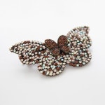 제이로렌 나비 크리스탈 자동핀 H0375 21