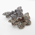 제이로렌 나비 크리스탈 자동핀 H0375 21