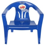 대승산업 플라스틱 의자 장미쇼파 청색 4EA