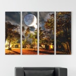 꾸밈 cv529-어둠속달이피어나다 대형노프레임세트