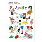 꾸밈인스 꾸밈인스스티커 스포츠 영어 A1089