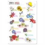 꾸밈인스 꾸밈인스스티커 플라워 A0023