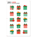 꾸밈인스 꾸밈인스스티커 크리스마스선물상자 A0058