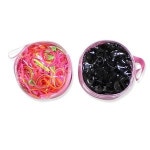 태극 어린이 칼라헤어 고무줄 헤어끈 머리끈 헤어밴드