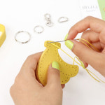 가죽 과일 열쇠고리 만들기 가죽키링만들기