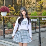 교복몰 일본교복 긴팔 세트 체크 바람부는 하늘 세라