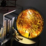 꾸밈 nc 액자35R 가을길을걷다 176-LED