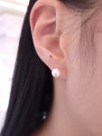 스톤헨지 14K 담수진주 귀걸이 H0007