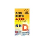 조아제약 츄어블 비타민D 4000IU 130mg x 60캡슐