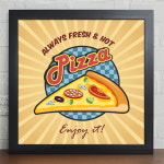 꾸밈 iy698-엔조이피자타임 인테리어액자