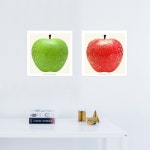 행운의 사과 그림 포스터 그림 사진