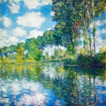 엡테강의 포플러 나무 클로드 모네 아트앤샵 명화 현대미술 그림액자 사진 인테리어액자 아트앤웍스 뮤라섹