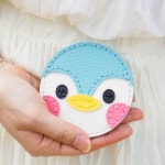 민화샵 가죽 원형손거울 만들기