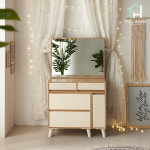 풀하우스 라헬 익스텐션 화장대 거울포함