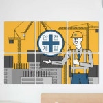 꾸밈 tb706-멀티액자 안전제일